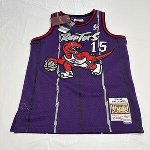 Mitchell and Ness Youth M Swingman Jersey Raptors Vince Carter Hardwood Classics